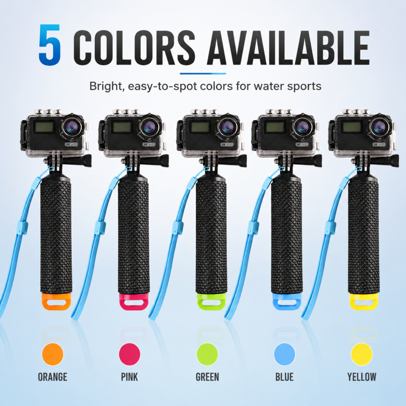 Snorkel Dry Top - Floating Selfie Stick for Action Camera,