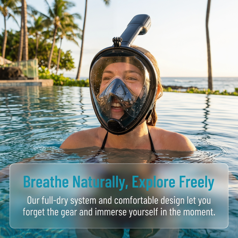 Safe Waterproof Snorkeling Div - Snorkel Dry Top review and price