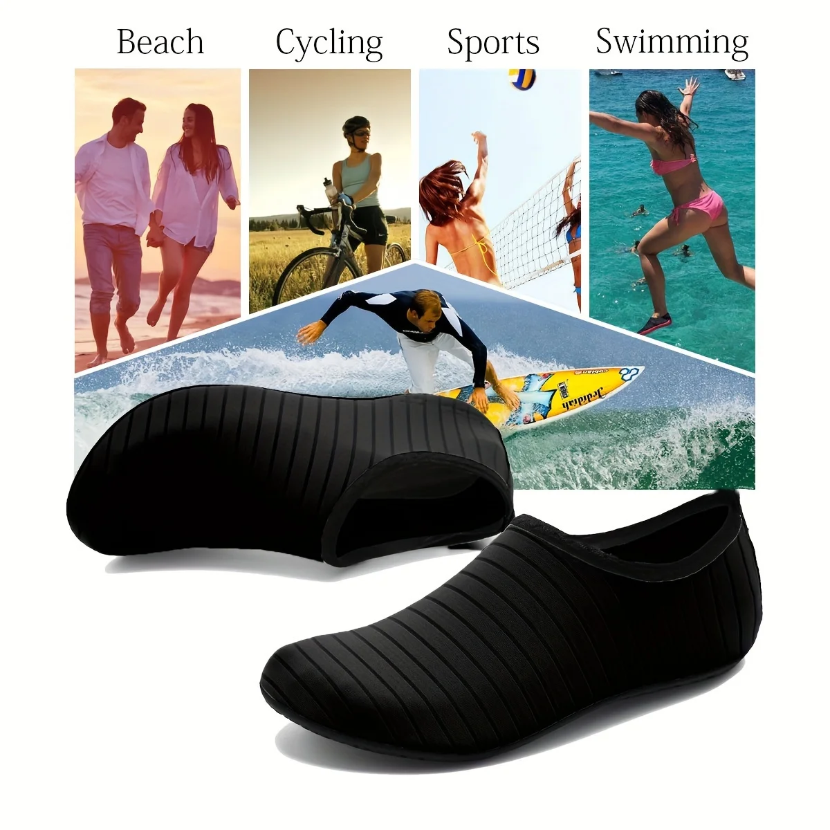 1Pair Water Shoes Women Men Ba - Aquatic Sports Shoes review and price