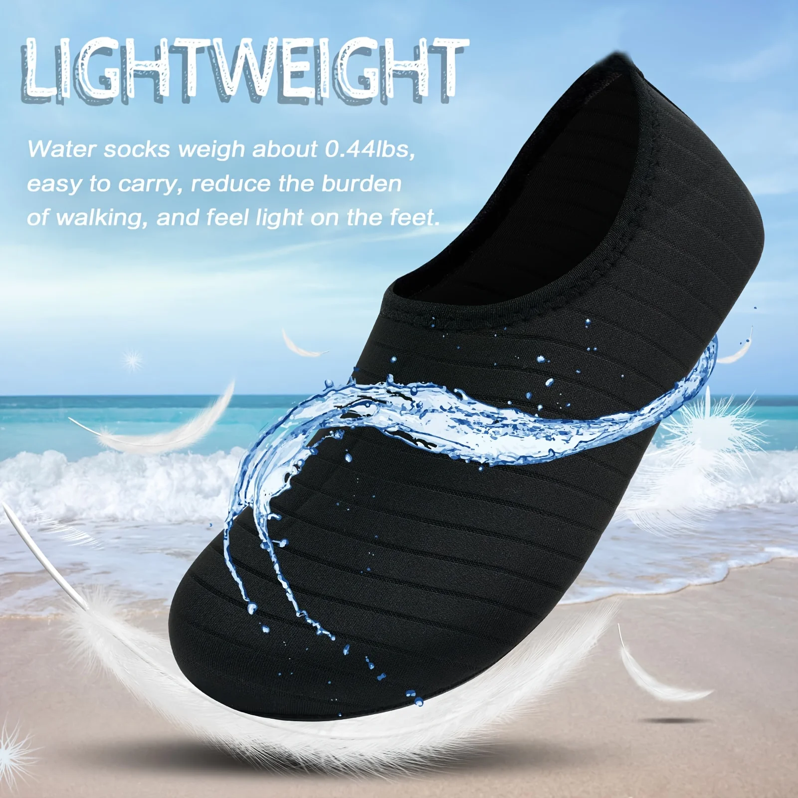 1Pair Water Shoes Women Men Ba - Aquatic Sports Shoes review and price