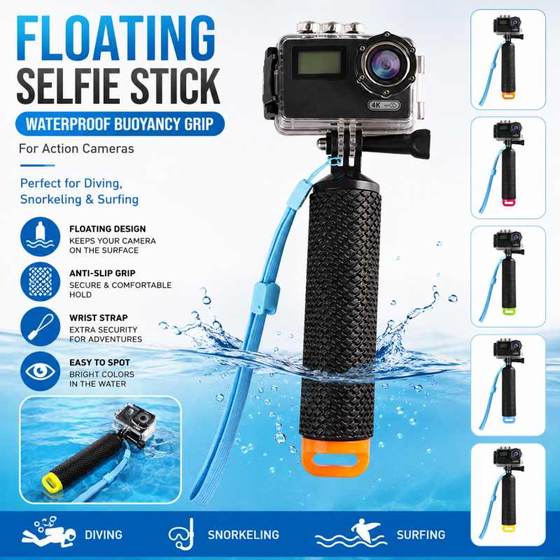 Floating Selfie Stick for Acti - Snorkel Dry Top review and price