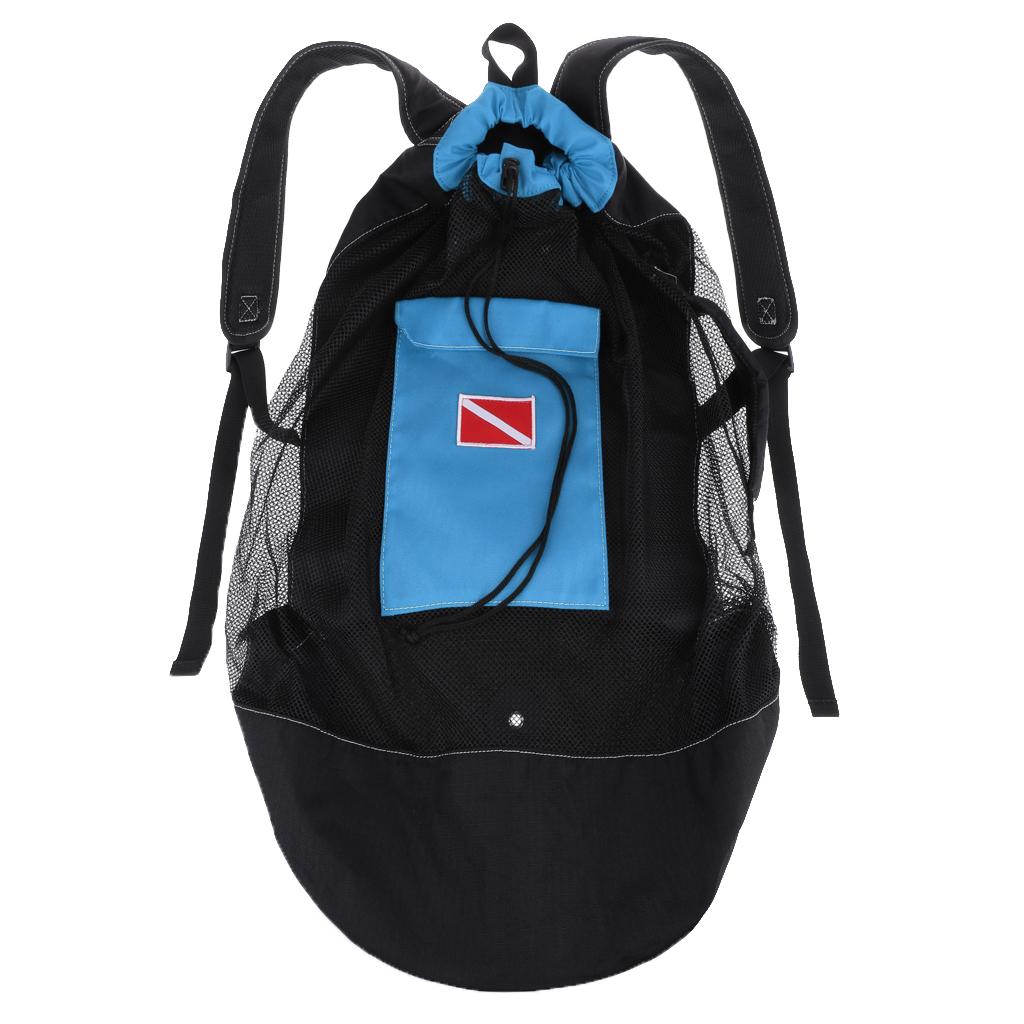 Scuba Diving Mesh Backpack 80L - Snorkel Dry Top review and price