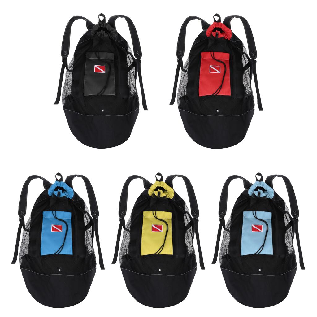 Scuba Diving Mesh Backpack 80L - Snorkel Dry Top review and price