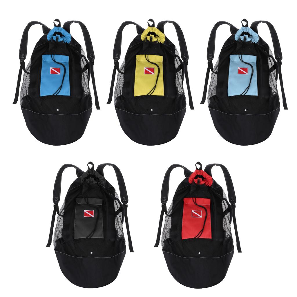 Scuba Diving Mesh Backpack 80L - Snorkel Dry Top review and price