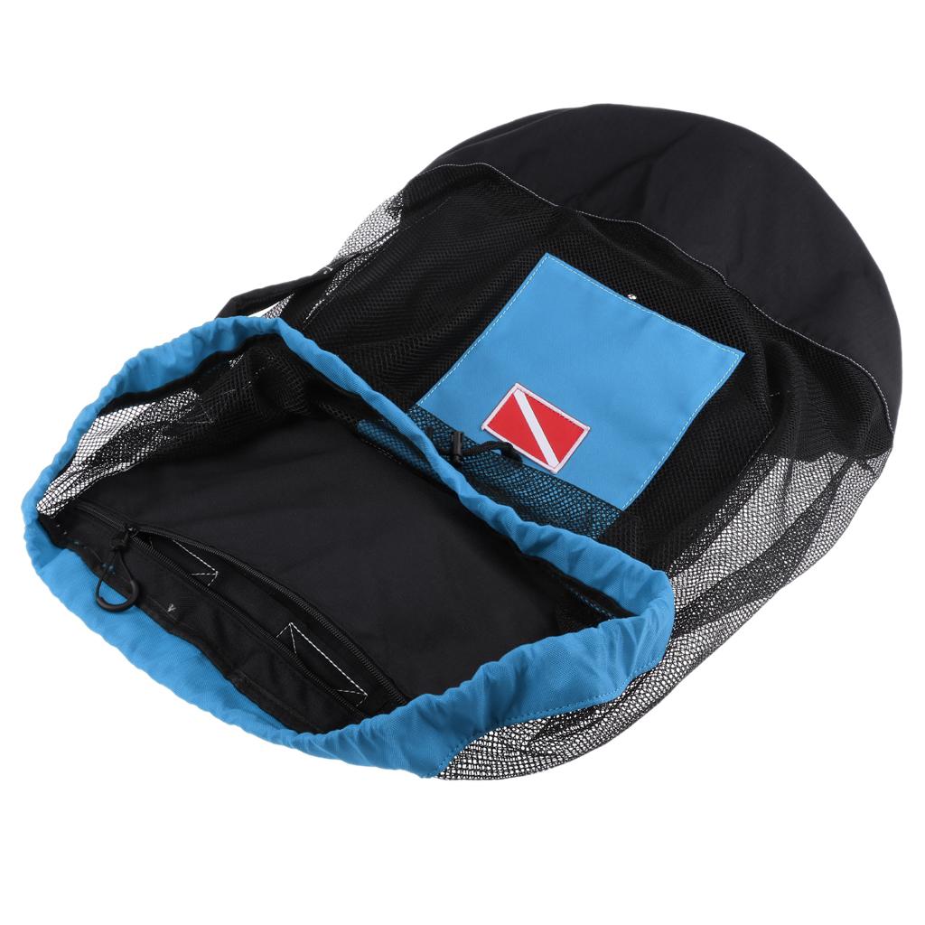 Scuba Diving Mesh Backpack 80L - Snorkel Dry Top review and price